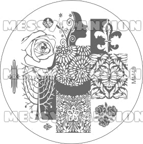 Messy Mansion Image Plate MM49