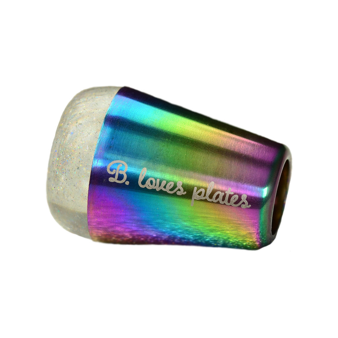 B. loves plates- Accessories- Rainbow Holo Clear Stamper
