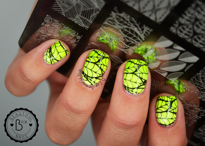 B. loves plates- Stamping Plates- B.04 leaves of happiness