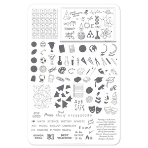 Clear Jelly Stamper- Back to School- Scholastic (CjS-43)