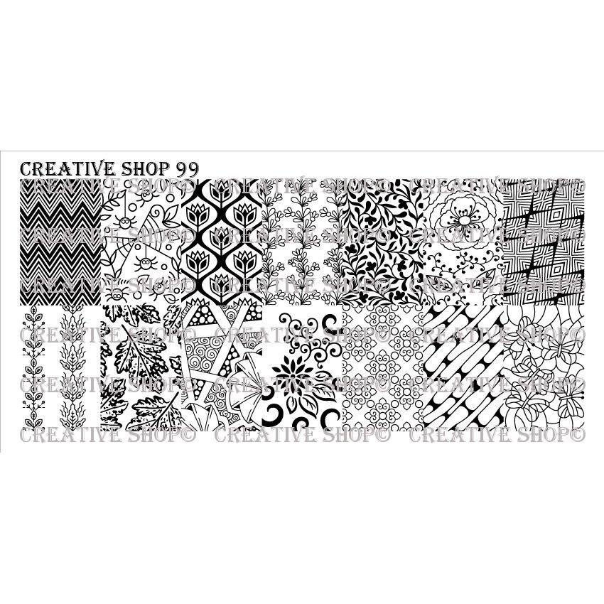 Creative Shop- Stamping Plate- 099