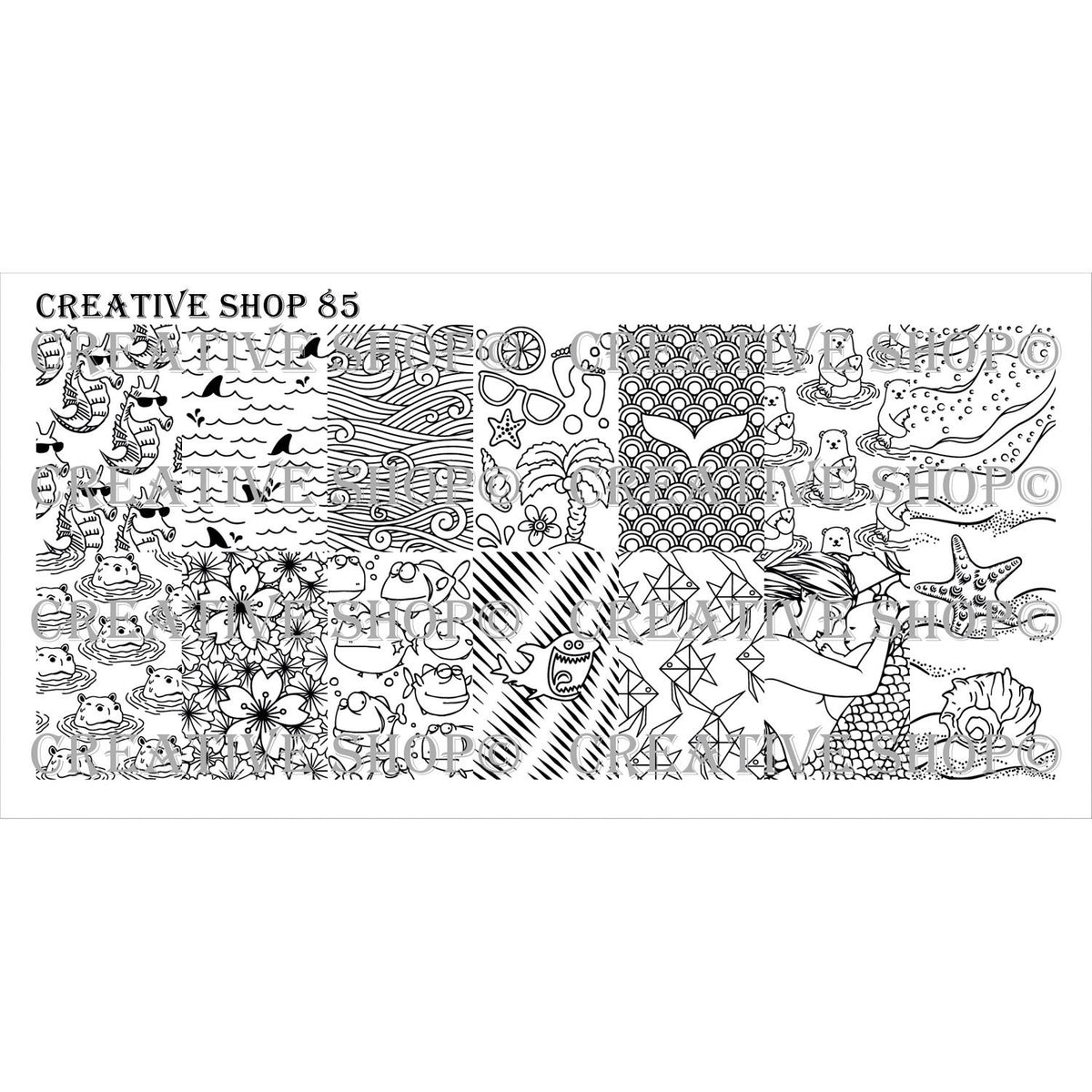 Creative Shop- Stamping Plate- 085