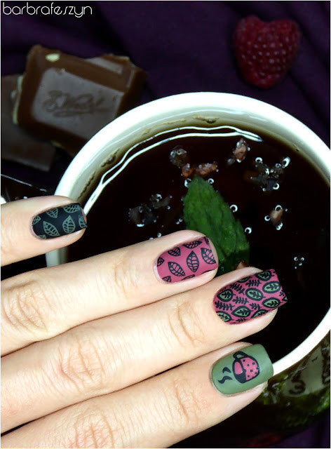 B. loves plates- Stamping Plates- B.04 leaves of happiness