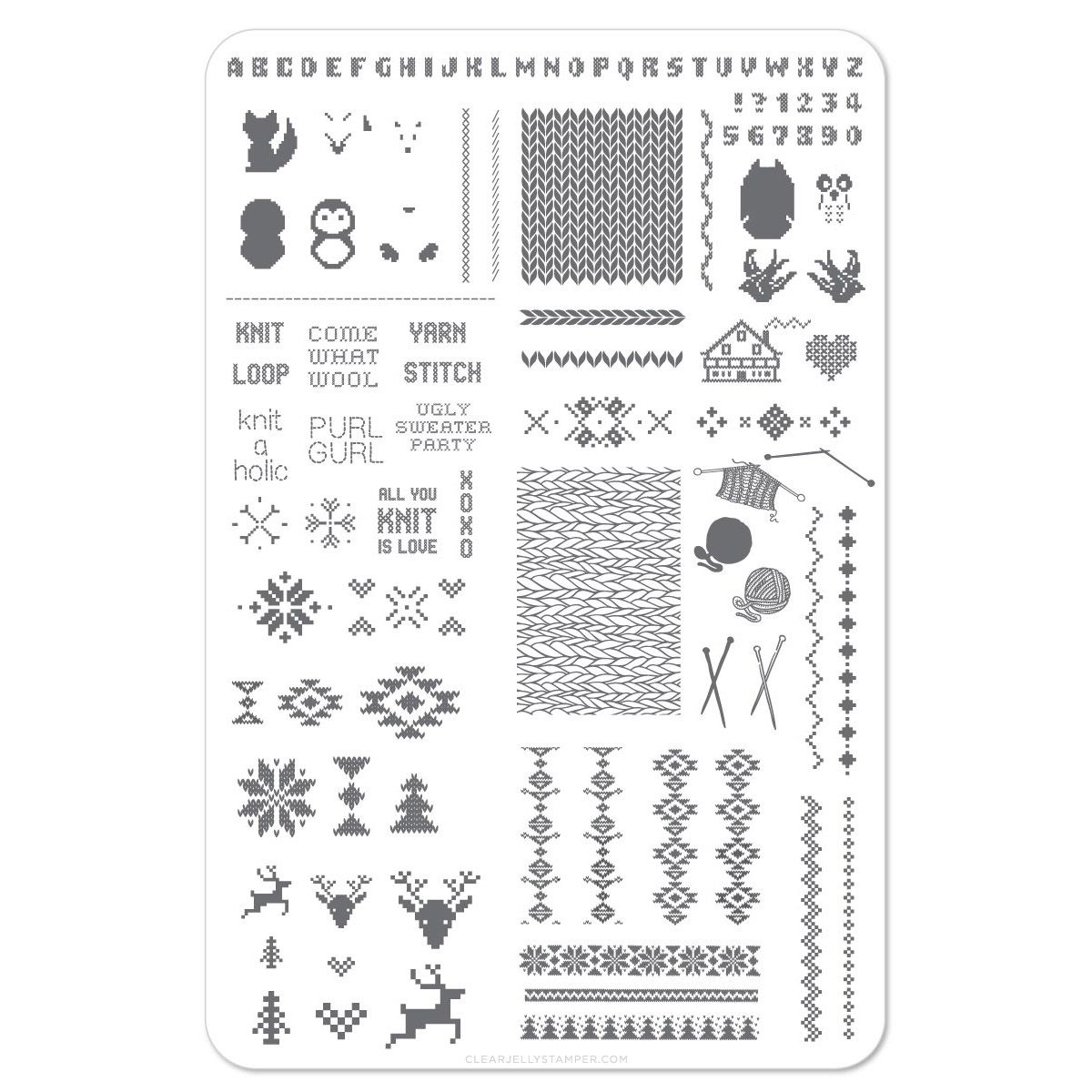 Clear Jelly Stamper- Purl Gurl (CjSC-15)