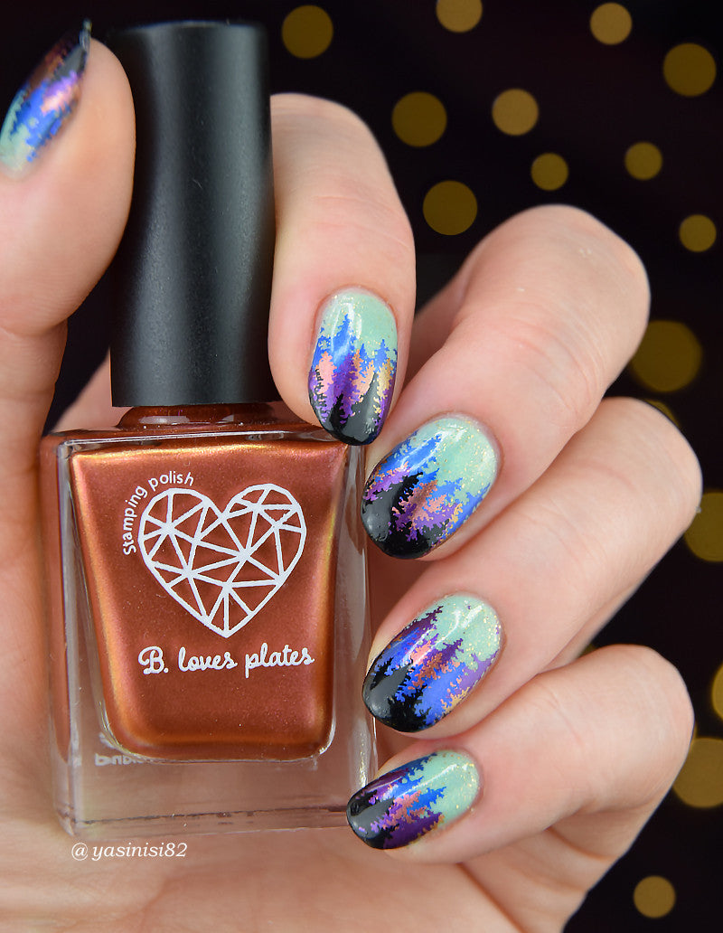 B. loves plates- Stamping Polish- BLP30 B. a Cinnamon