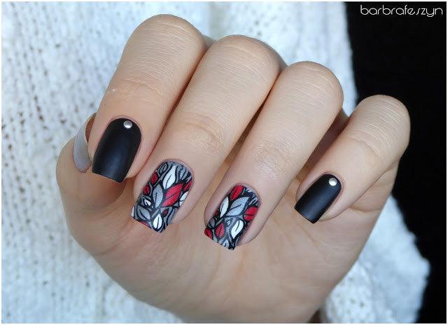 B. loves plates- Stamping Plates- B.04 leaves of happiness