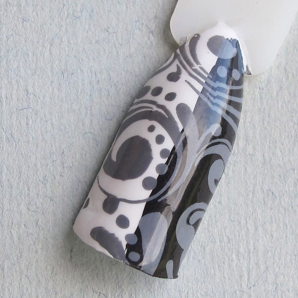 Hit the Bottle "Looking for Mr. Grey" Stamping Polish