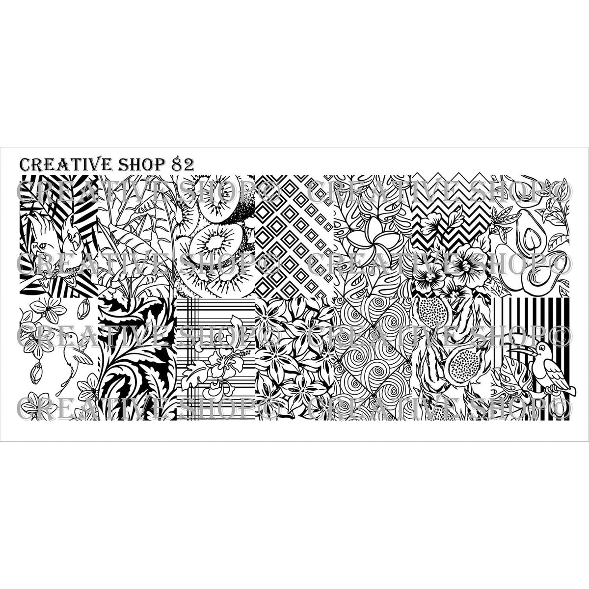 Creative Shop- Stamping Plate- 082