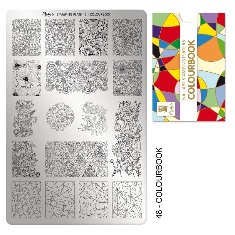 Moyra Stamping Plate 48- Colour Book