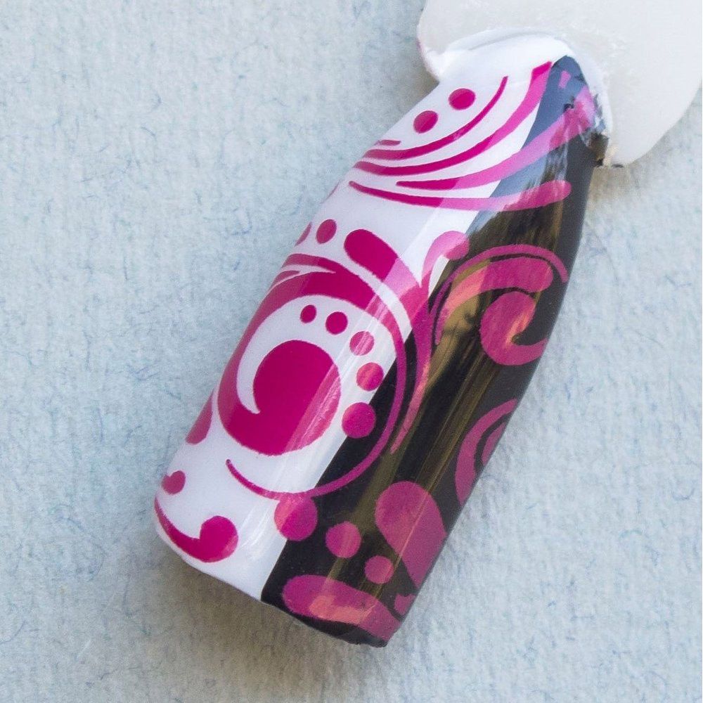 Hit the Bottle &quot;Join the Cerise Force&quot; Stamping Polish