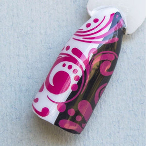 Hit the Bottle "Join the Cerise Force" Stamping Polish