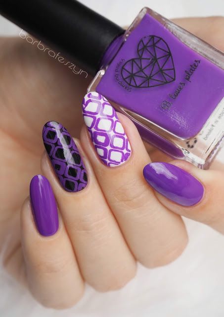 B. loves plates- Stamping Polish- BLP16 B. a Plum