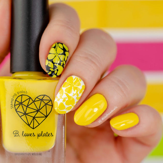 B. loves plates- Stamping Polish- BLP13 B. a Lemon