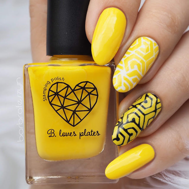 B. loves plates- Stamping Polish- BLP13 B. a Lemon
