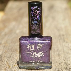 Hit the Bottle "Amethyst Sizzle" Stamping Polish