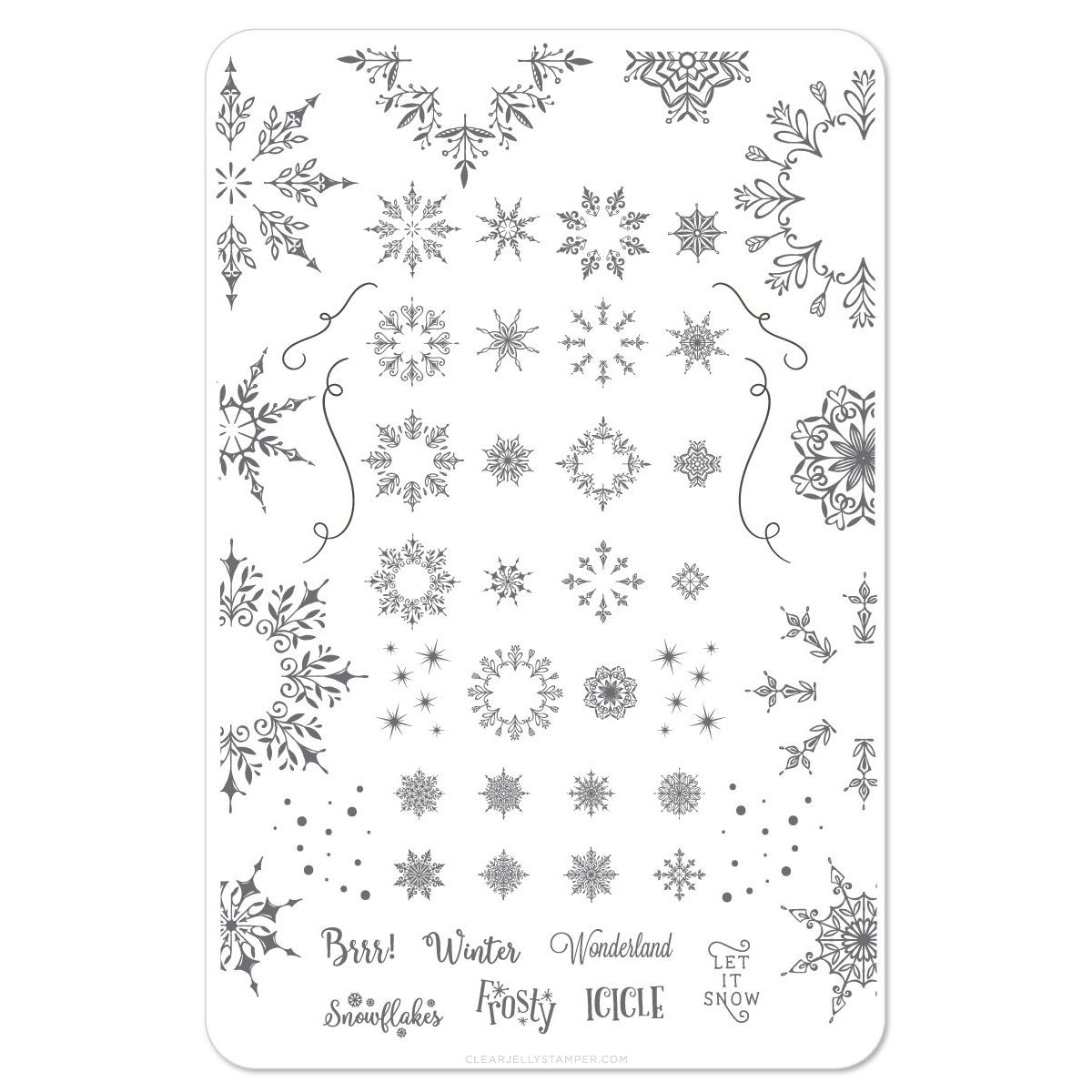 Clear Jelly Stamper- Let it Snow (CjSC-18)