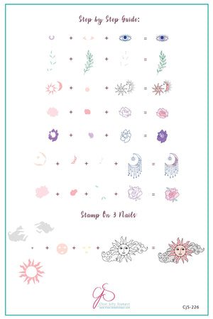 Clear Jelly Stamper- CjS-226- A-Mystic-Mazing