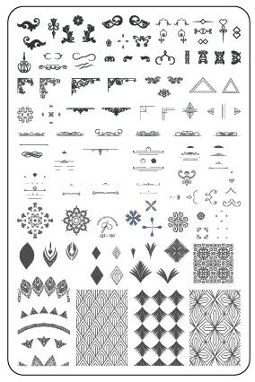 Clear Jelly Stamper- CjS-101- Delicate Deco