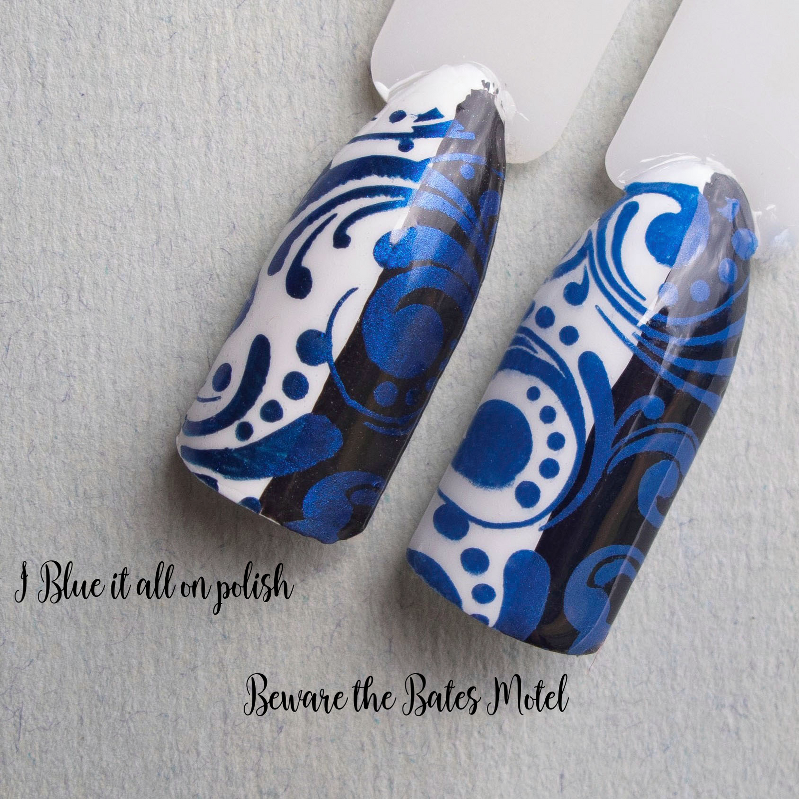 Hit the Bottle "Beware the Bates Motel" Stamping Polish