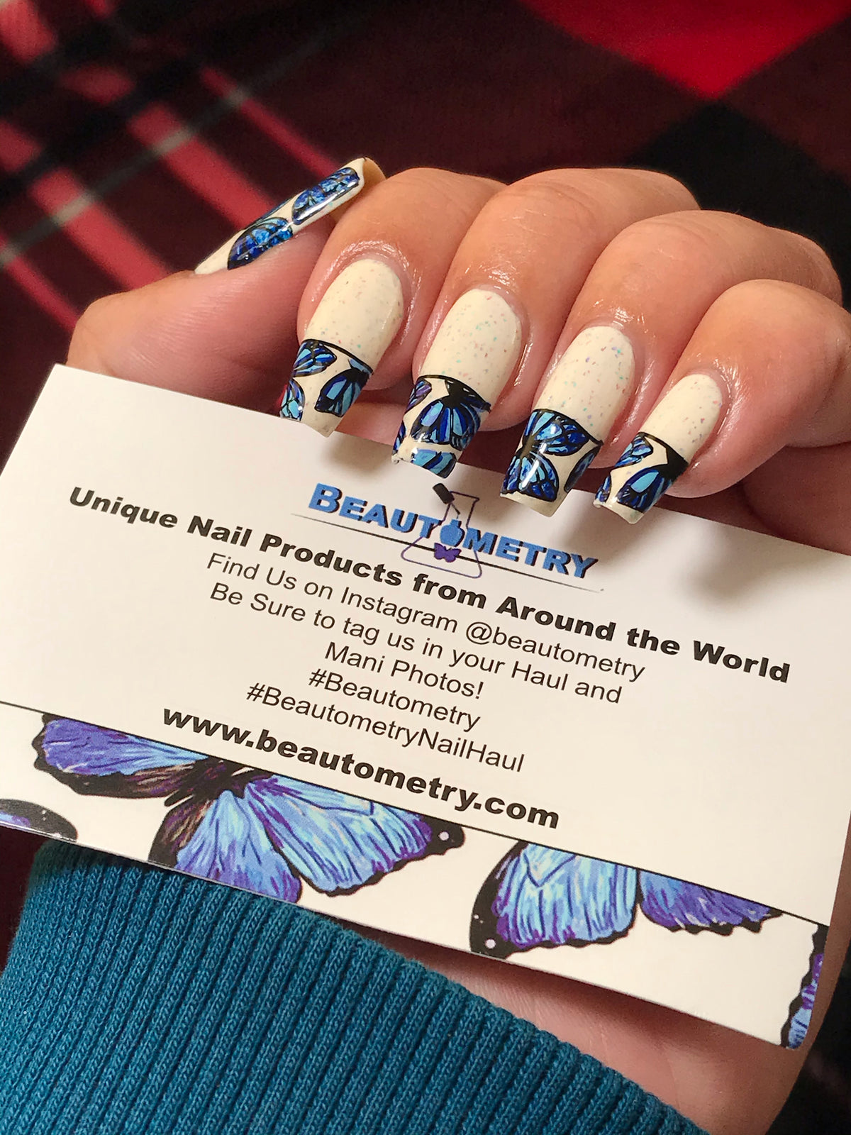 Beautometry- Stamping Plates- Butterfly 01