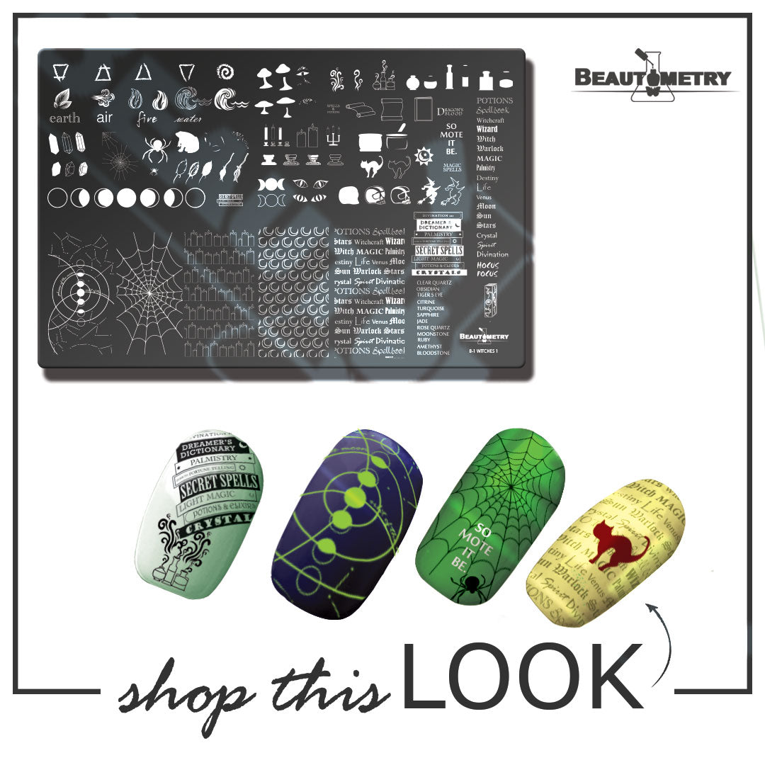 Beautometry- Stamping Plates- Witches 01