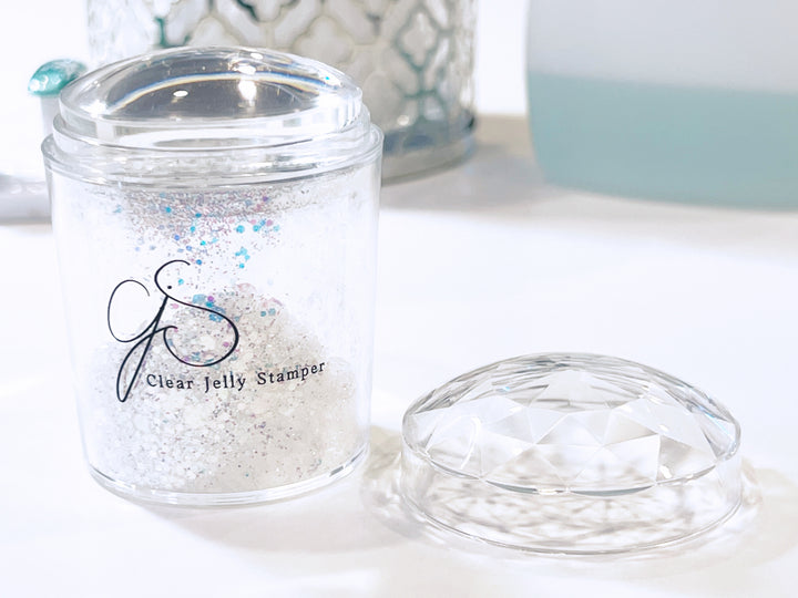 Clear Jelly Stamper- The Sparkle Stamper XL Stamper- Snow-Globe