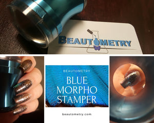 Beautometry Blue Morpho Clear Stamper