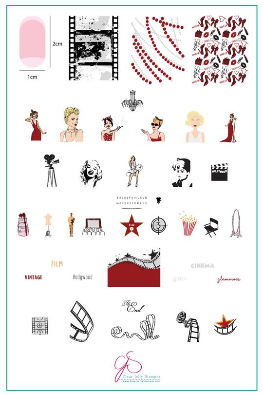 Clear Jelly Stamper- LC-74- In the Spotlight