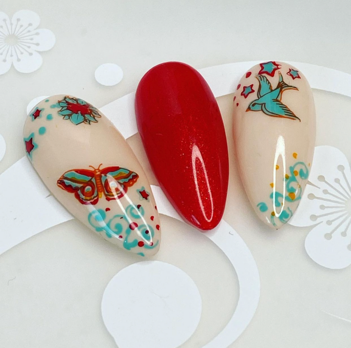 Clear Jelly Stamper- LC-86- Tattoo