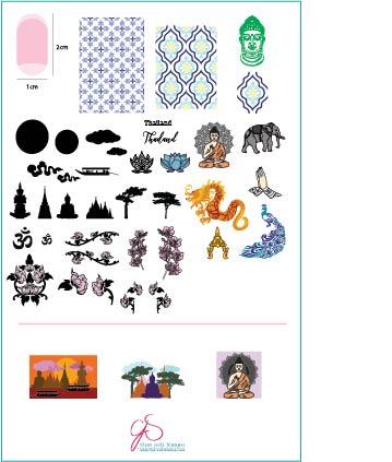 Clear Jelly Stamper- LC-52- My Thai