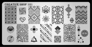Creative Shop- Stamping Plate- 101