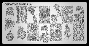 Creative Shop- Stamping Plate- 114
