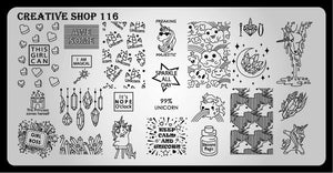 Creative Shop- Stamping Plate- 116