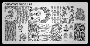 Creative Shop- Stamping Plate- 118