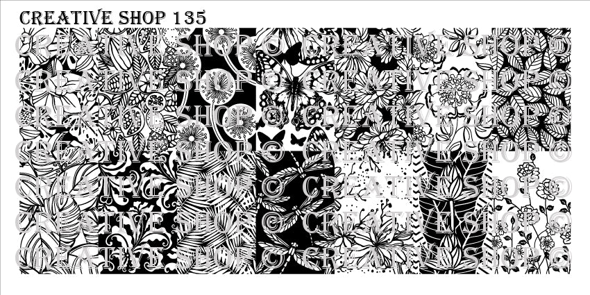 Creative Shop- Stamping Plate- 135