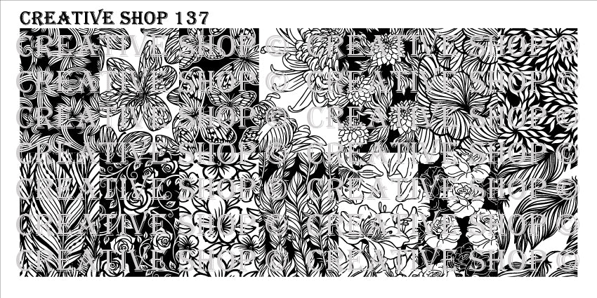 Creative Shop- Stamping Plate- 137