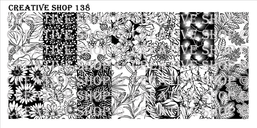Creative Shop- Stamping Plate- 138