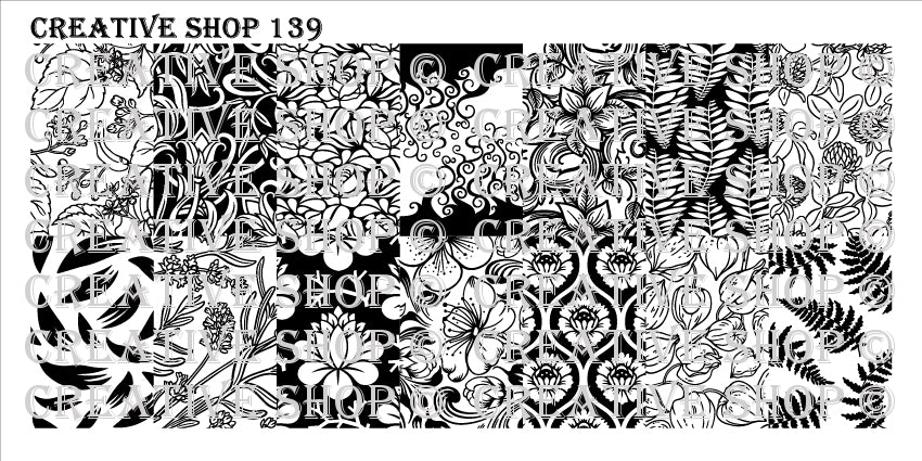 Creative Shop- Stamping Plate- 139