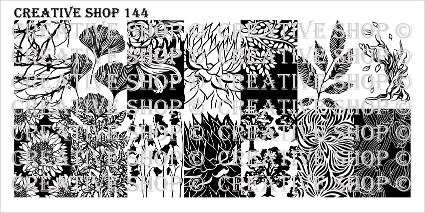 Creative Shop- Stamping Plate- 144