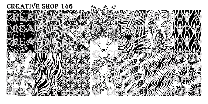 Creative Shop- Stamping Plate- 146
