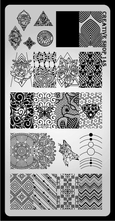 Creative Shop- Stamping Plate- 014S
