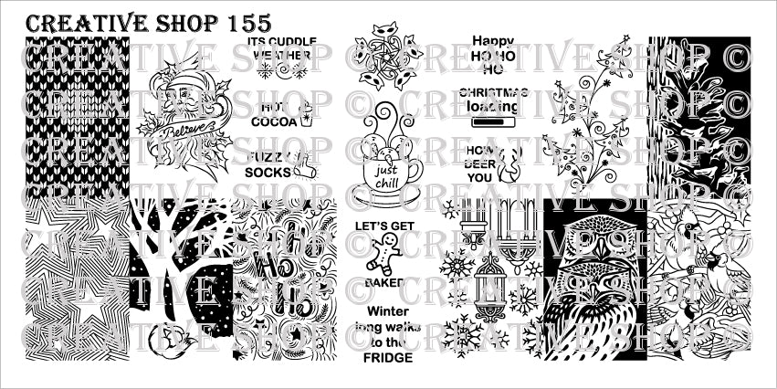 Creative Shop- Stamping Plate- 155