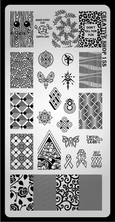 Creative Shop- Stamping Plate- 015S