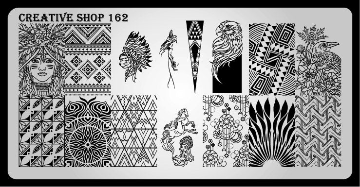Creative Shop- Stamping Plate- 162