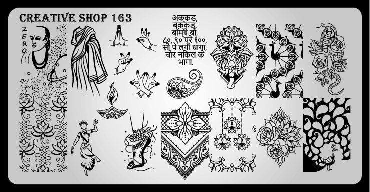 Creative Shop- Stamping Plate- 163
