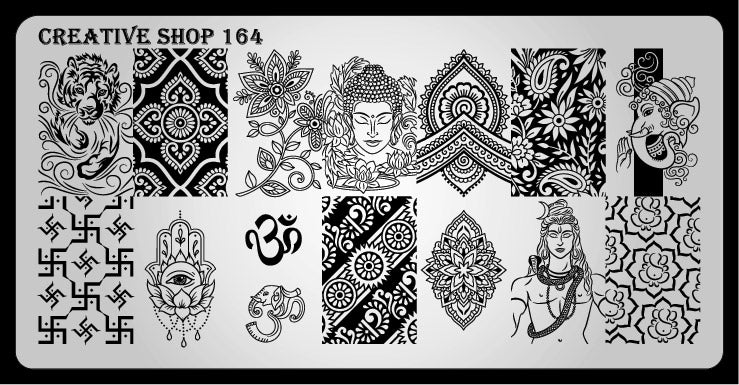 Creative Shop- Stamping Plate- 164