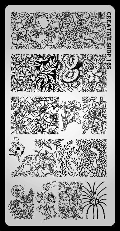 Creative Shop- Stamping Plate- 016S
