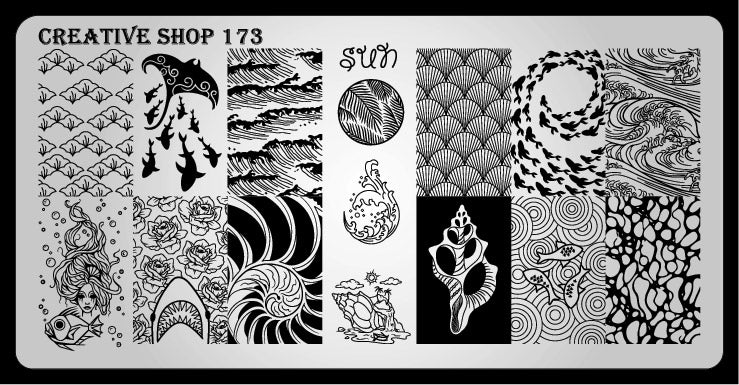 Creative Shop- Stamping Plate- 173