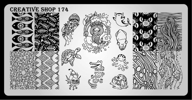 Creative Shop- Stamping Plate- 174
