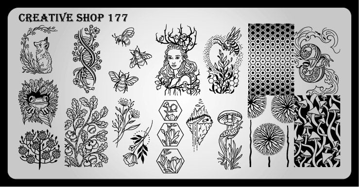 Creative Shop- Stamping Plate- 177